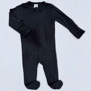 Kate Quinn Footie Boys 3-6M Girls Modal Sleeper Zipper Black Pajamas PJs Summer
